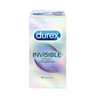 Durex Invisible Extra Lubrif Preserv X12